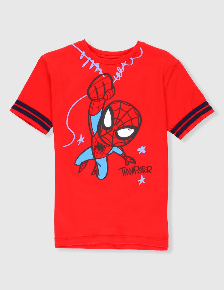 Playera Spider-Man manga corta para niño