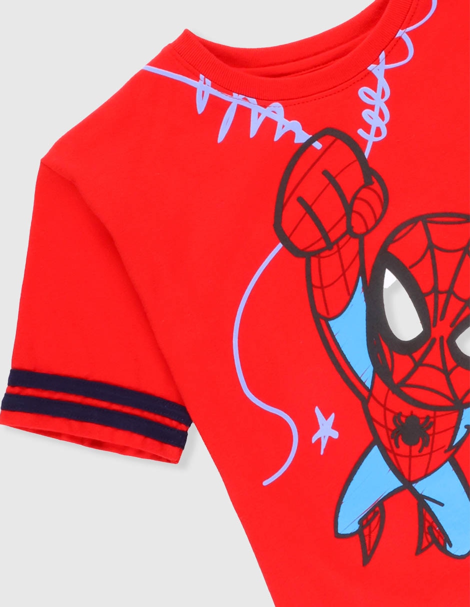 Playera Spider-Man manga corta para niño 3