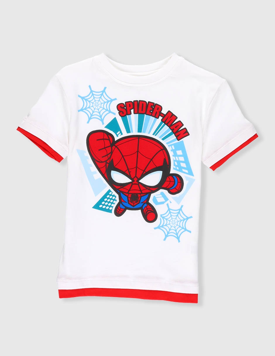 Playera Spider-Man manga corta para niño