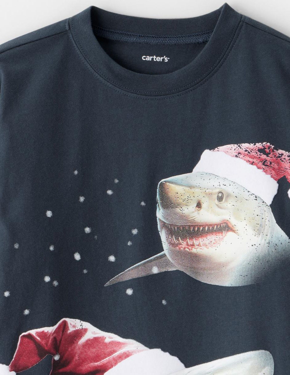 Playera Carters manga larga para niño 5