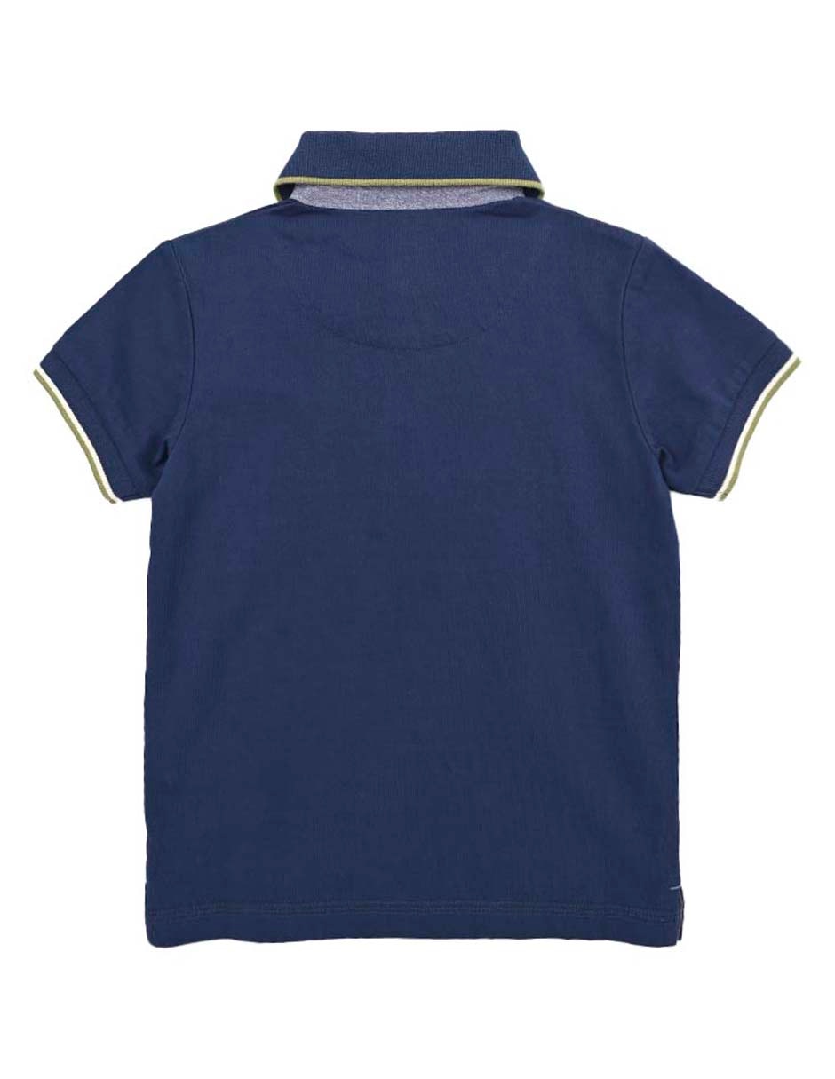 Playera tipo polo Sinedey de algodón para niño 2