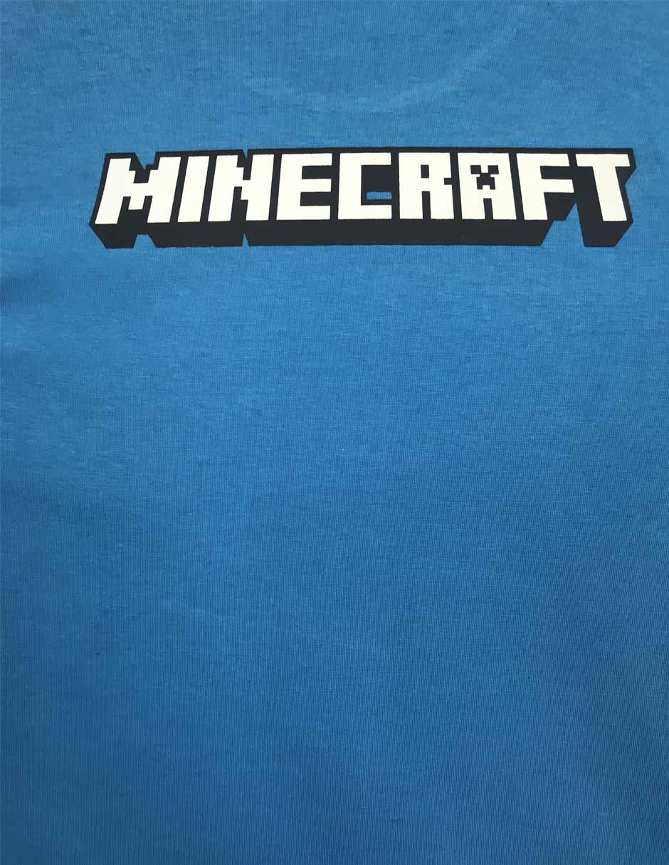 Playera Minecraft manga corta para niño 4