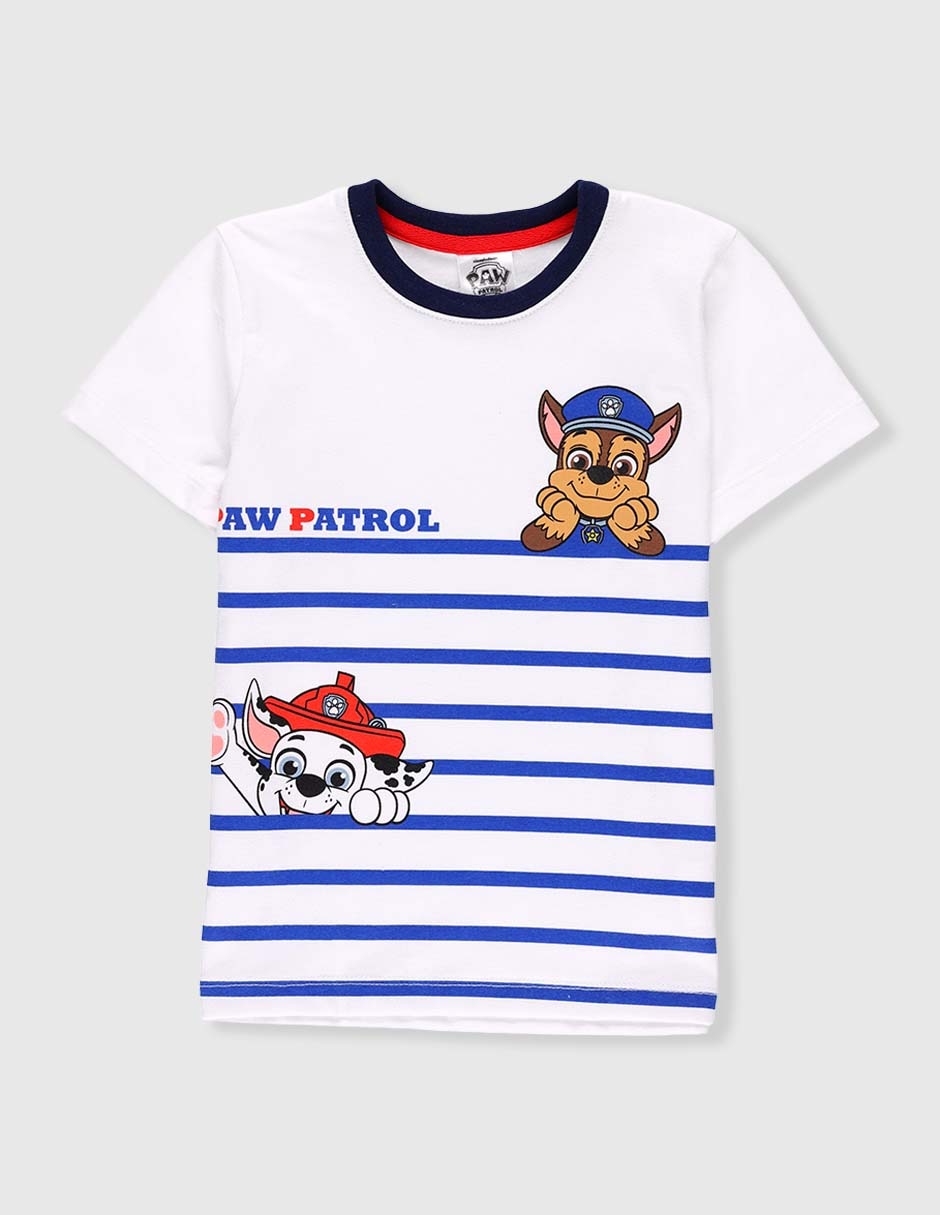 Playera Paw Patrol manga corta para niño Playera Paw Patrol manga corta para niño