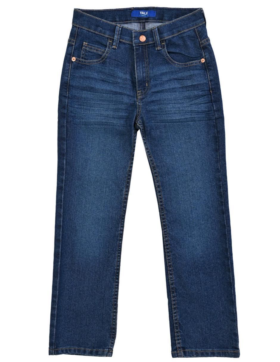 Jeans slim Yale lavado medio para niño