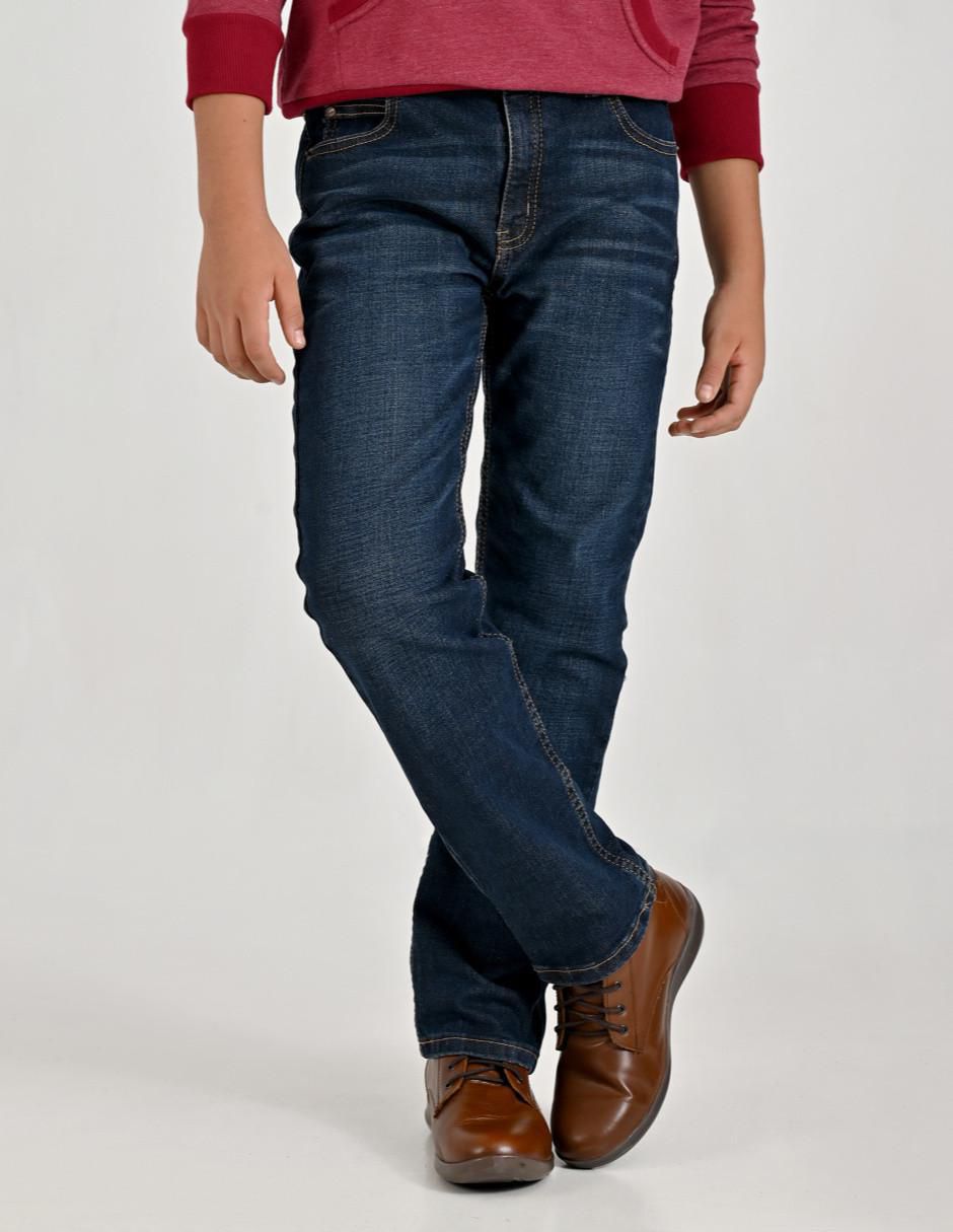 Jeans slim Yale lavado medio para niño