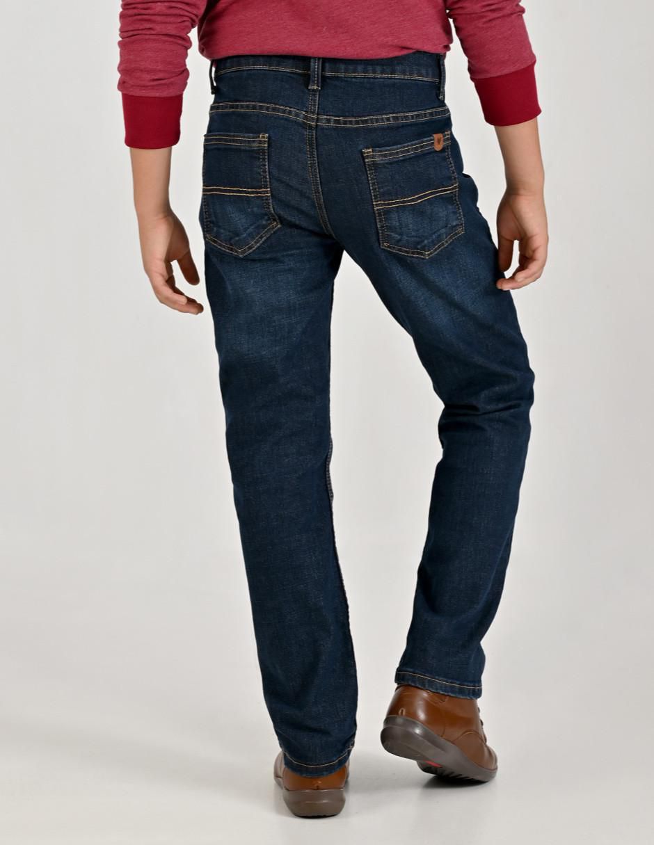 Jeans slim Yale lavado medio para niño