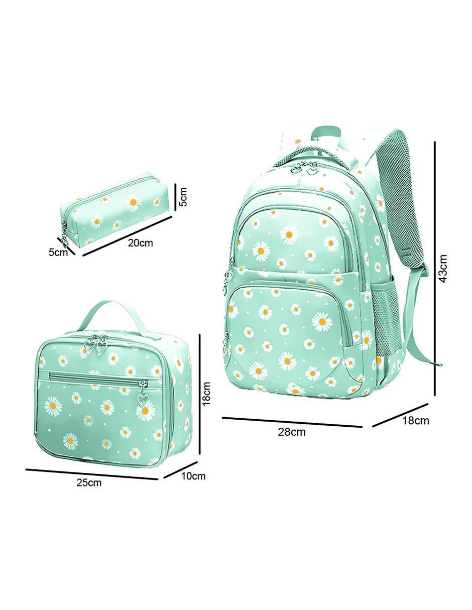 Set mochila escolar para niña
