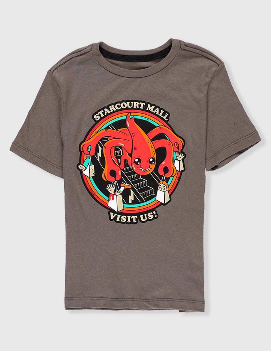 Playera Stranger Things manga corta para niño