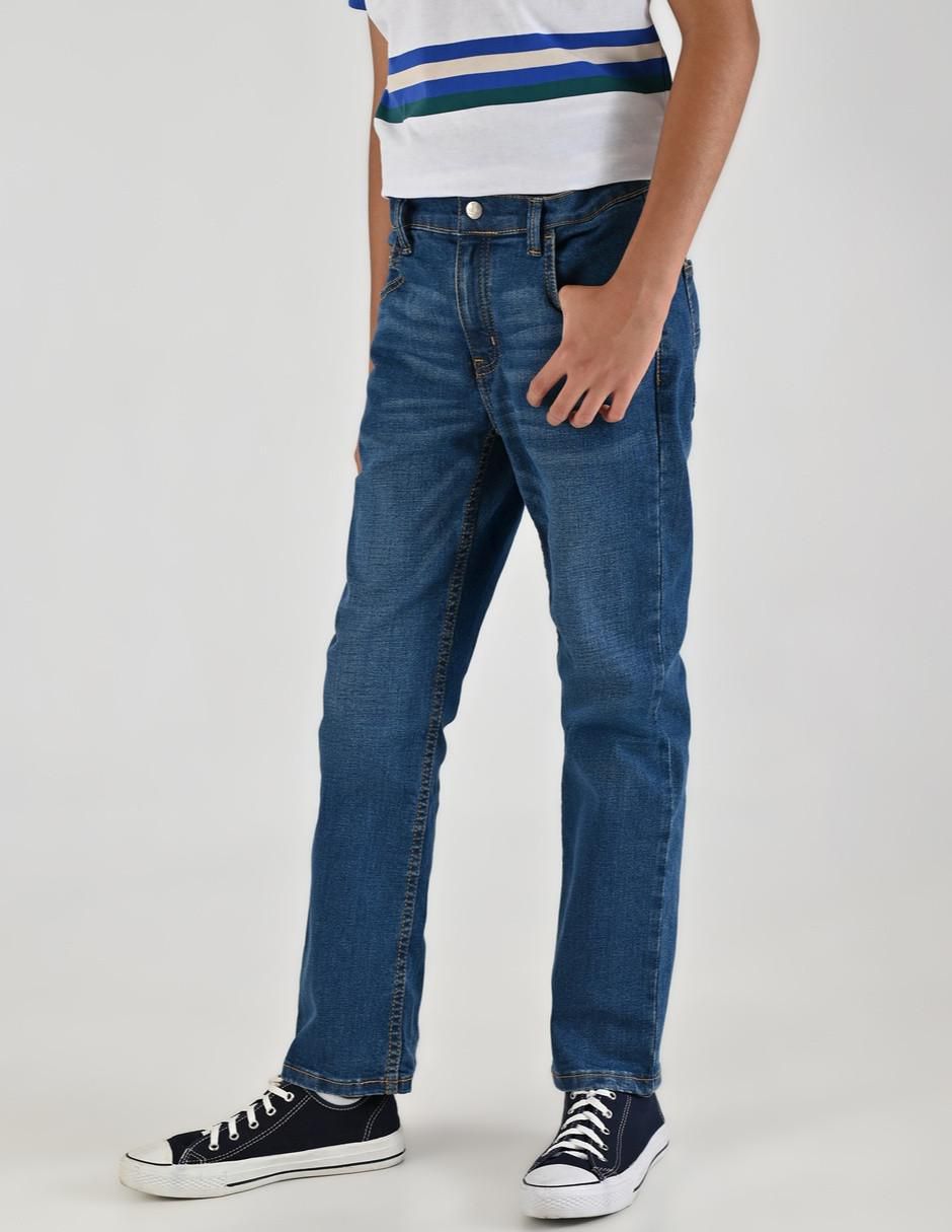 Jeans slim lavado medio para niño 3