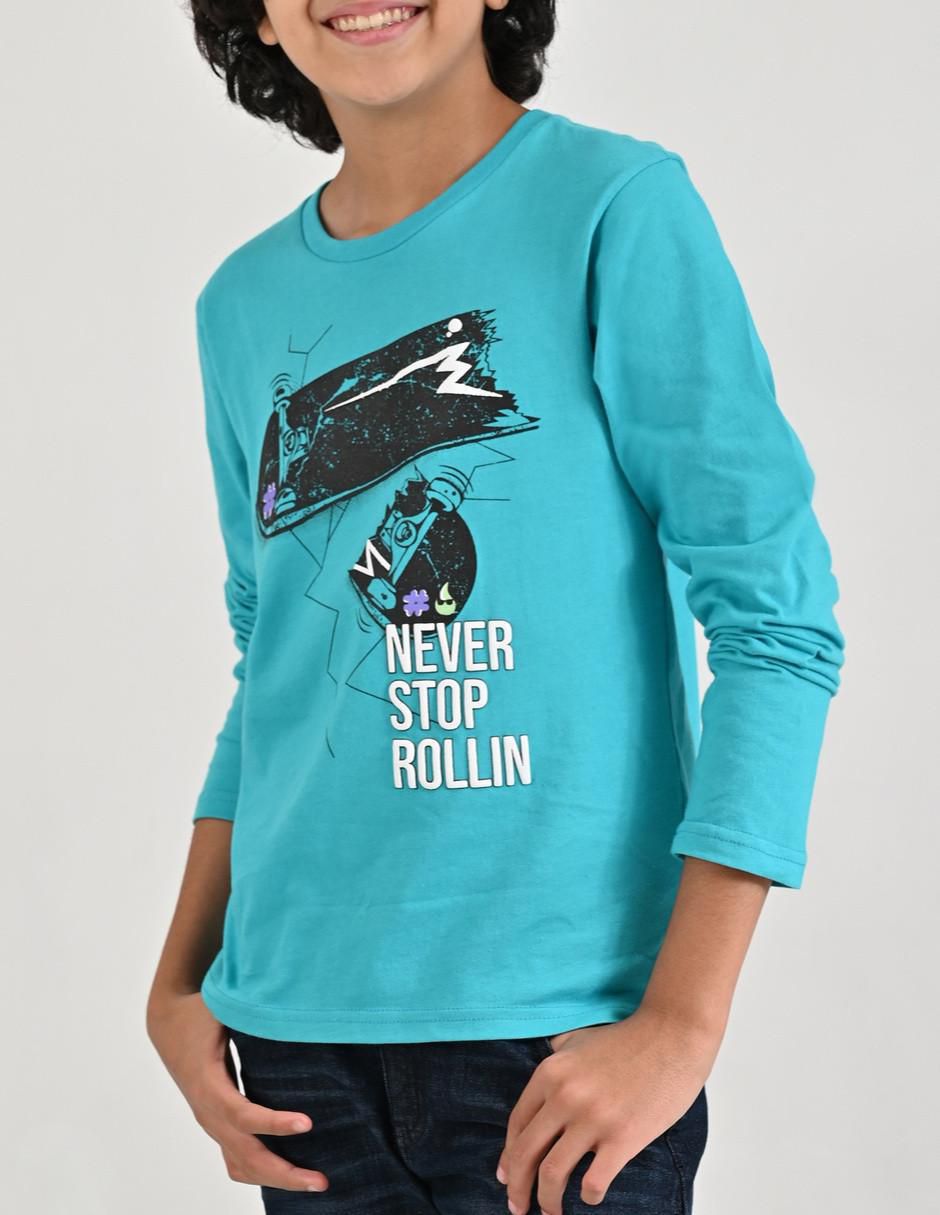Playera manga larga para niño 3