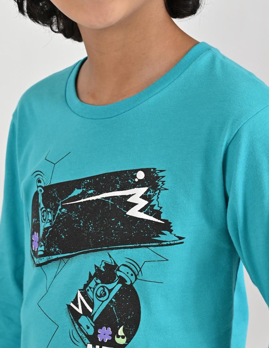 Playera manga larga para niño 4