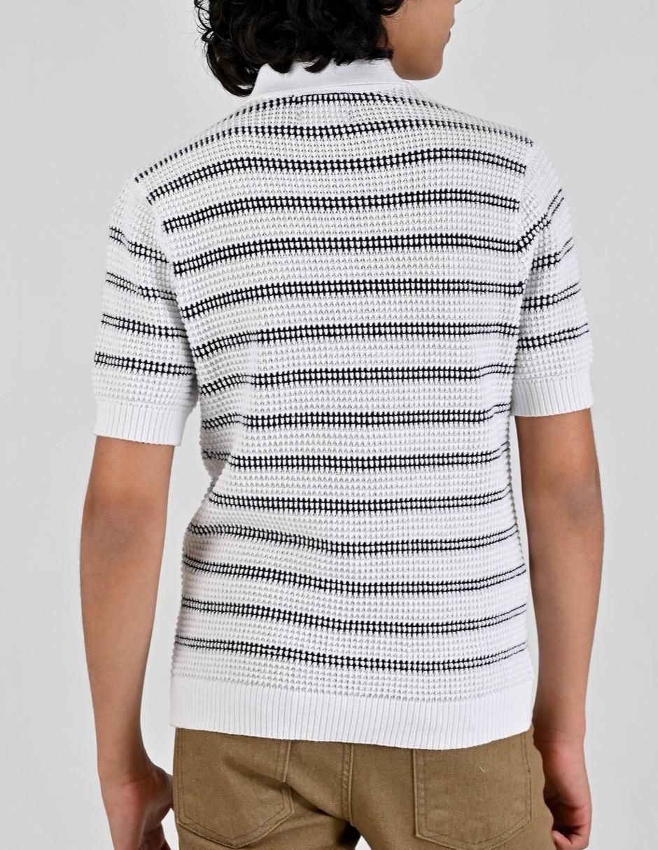 Playera tipo polo para niño 2