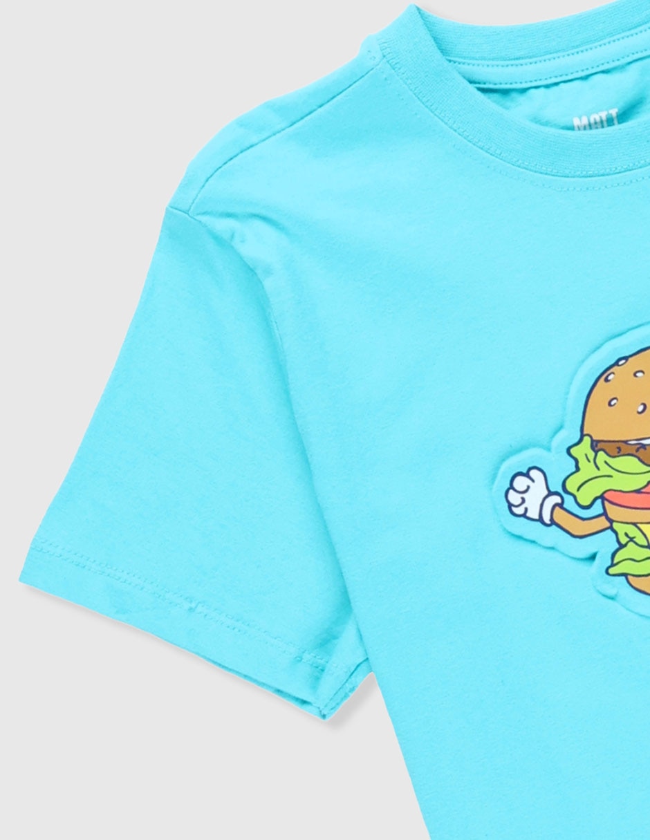 Playera Matt & Megan manga corta para niño