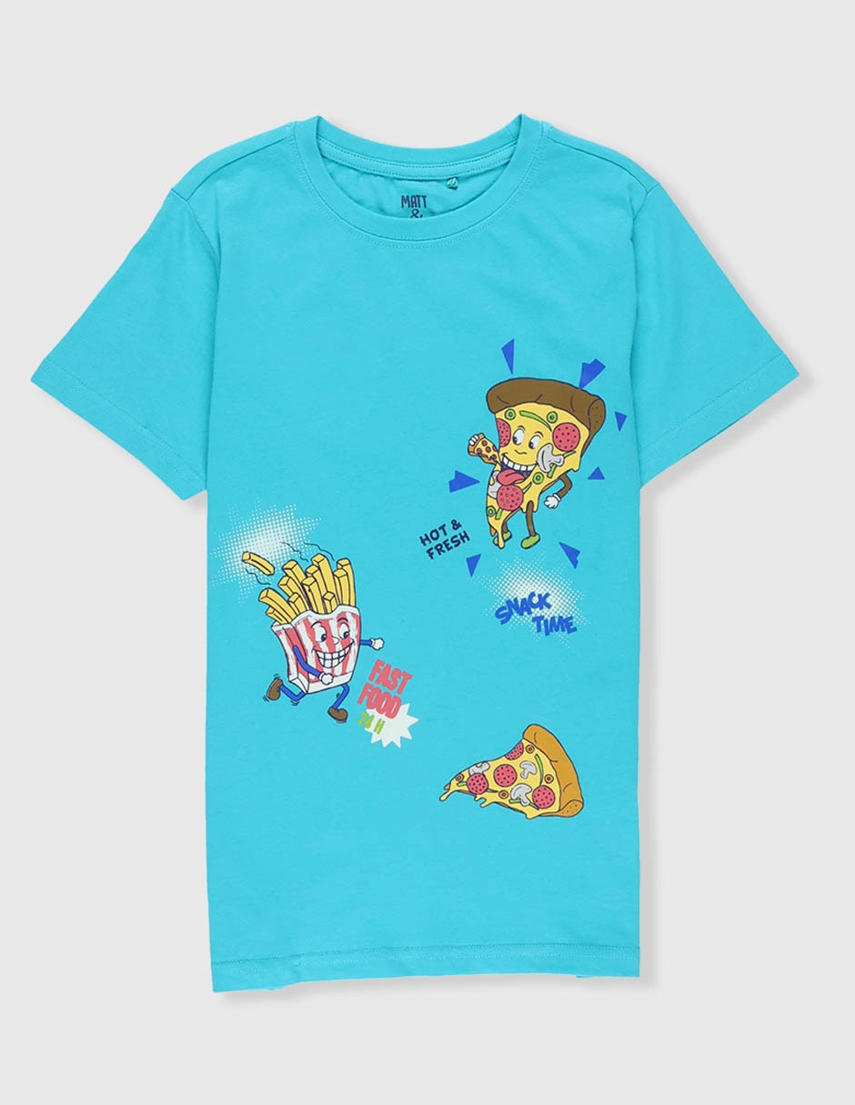 Playera manga corta para niño
