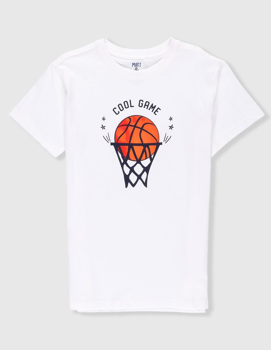 Playera Matt & manga corta para niño