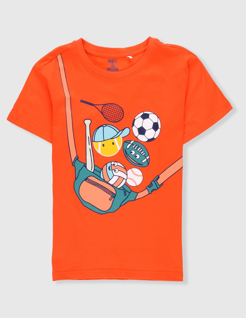 Playera manga corta para niño Playera manga corta para niño