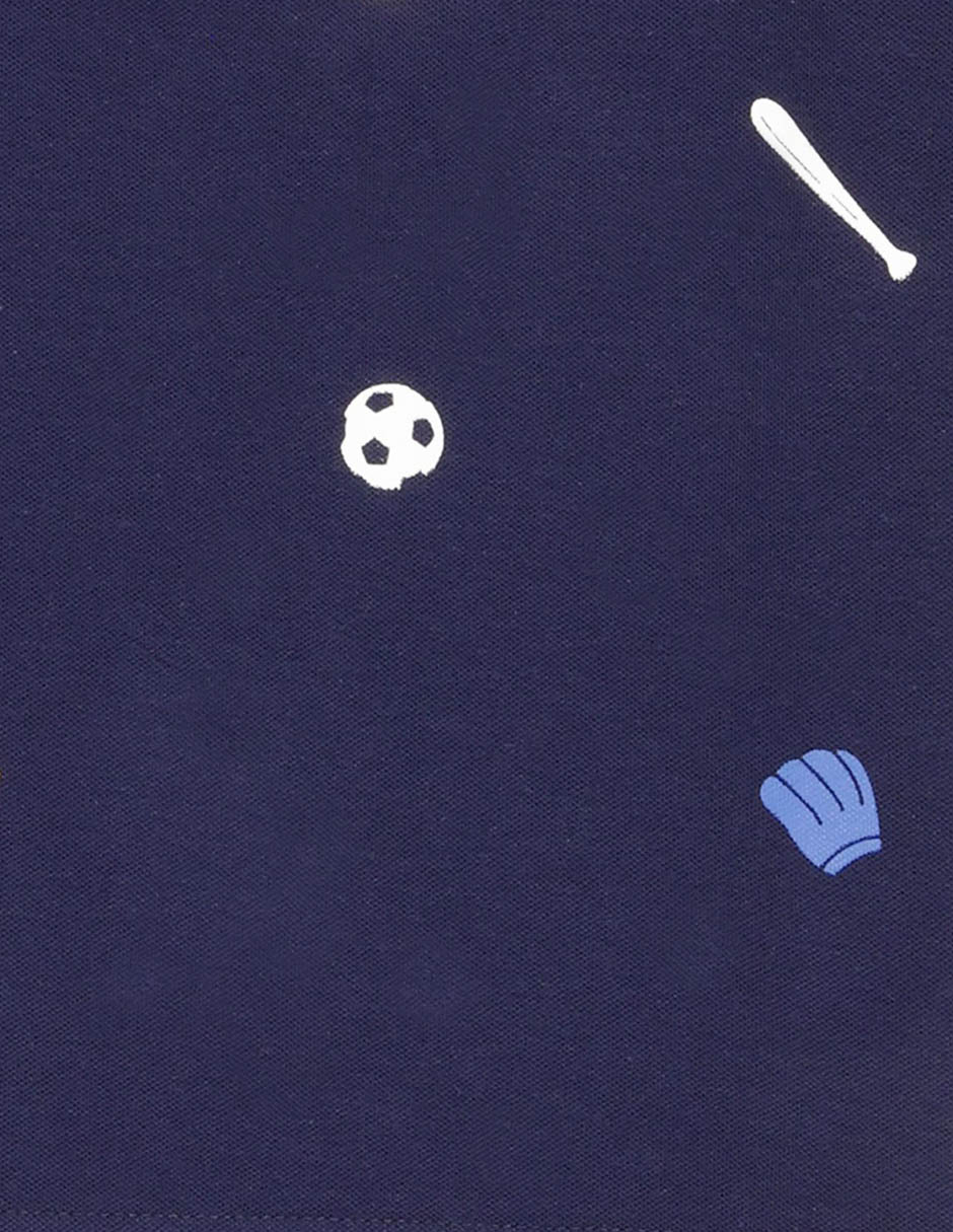 Playera tipo polo para niño 4