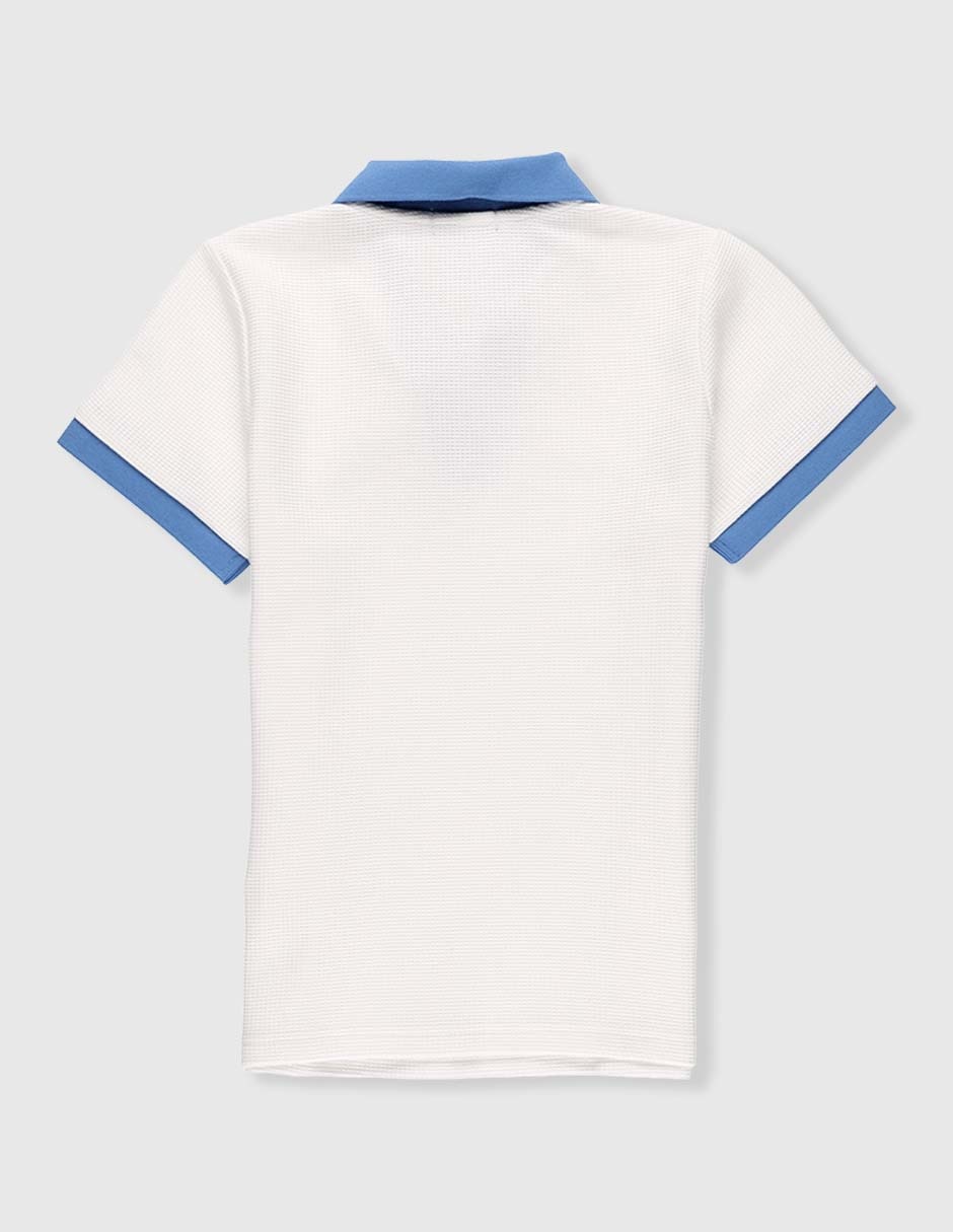 Playera tipo polo de algodón para niño 2