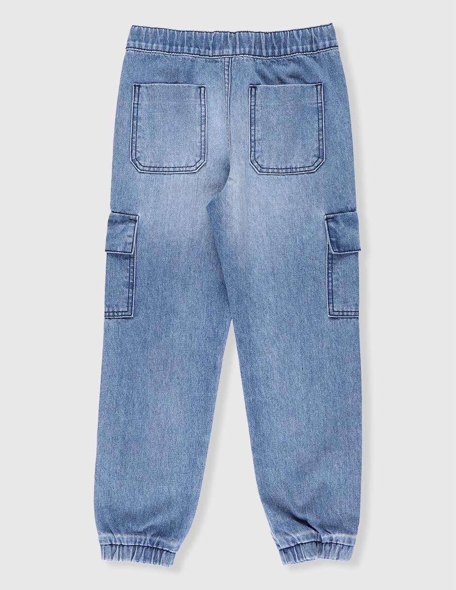 Jeans cargo straight para niño 2