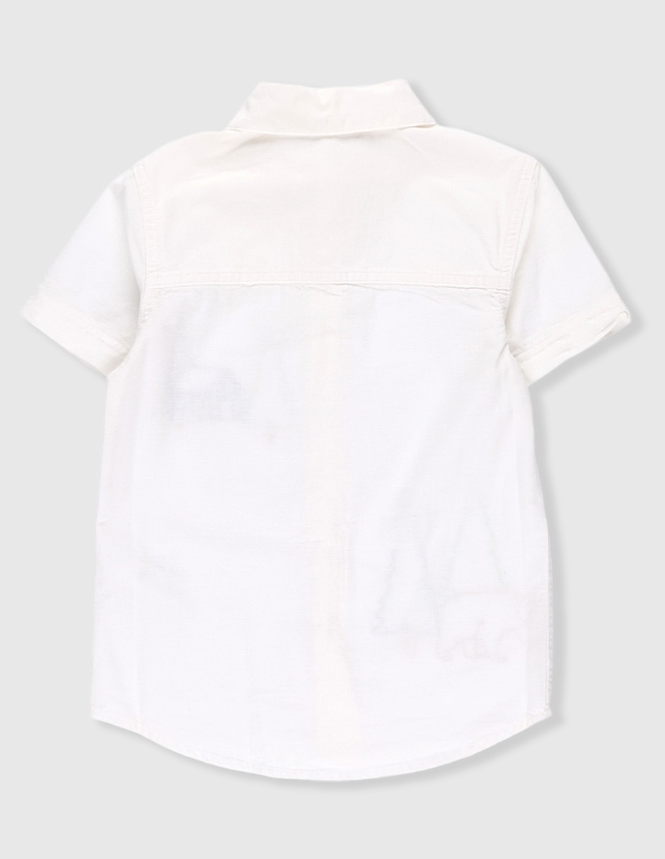 Camisa casual de algodón manga corta para niño 2