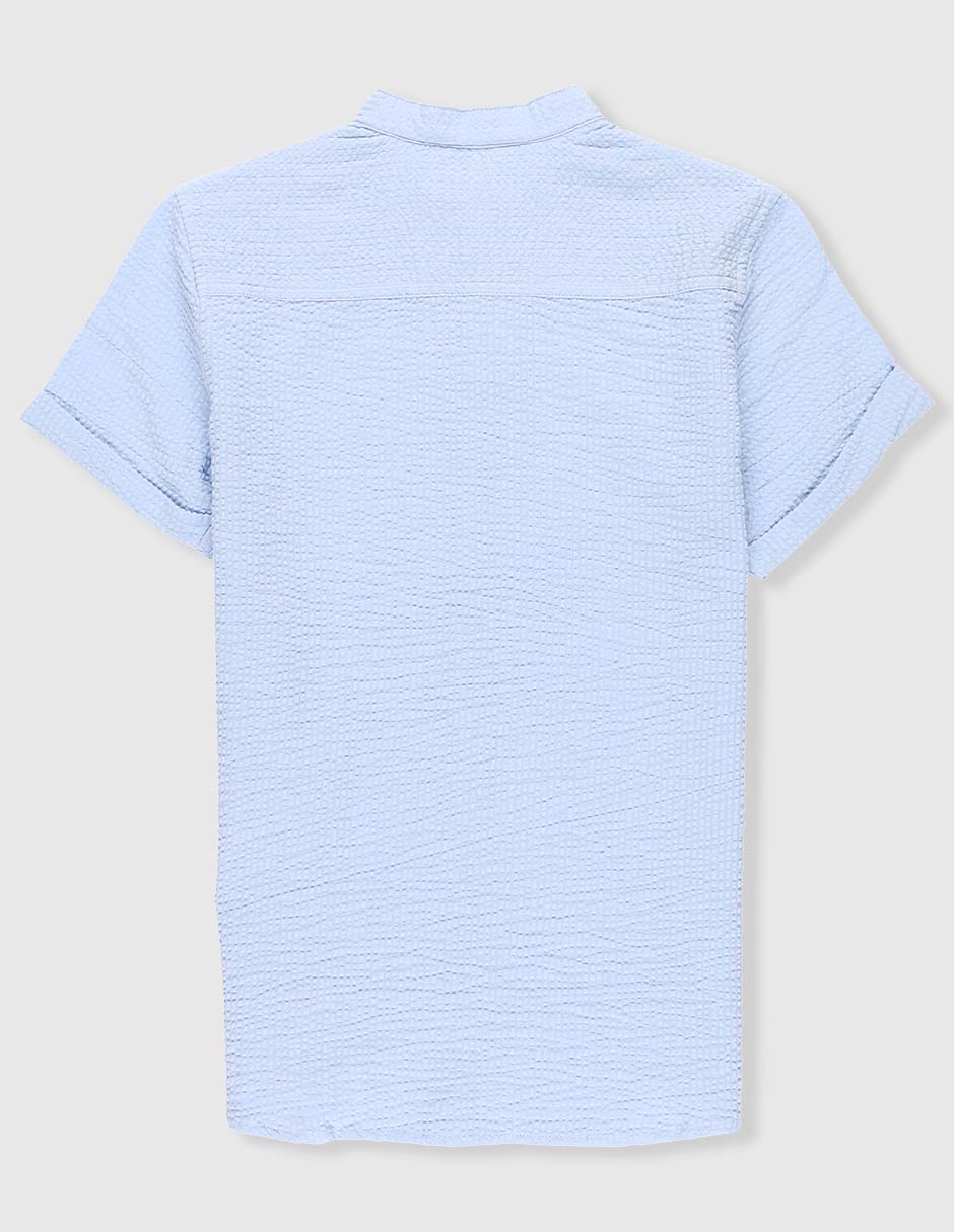 Camisa casual de algodón manga corta para niño 2