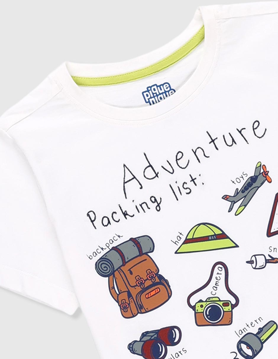 Playera manga corta para niño 3