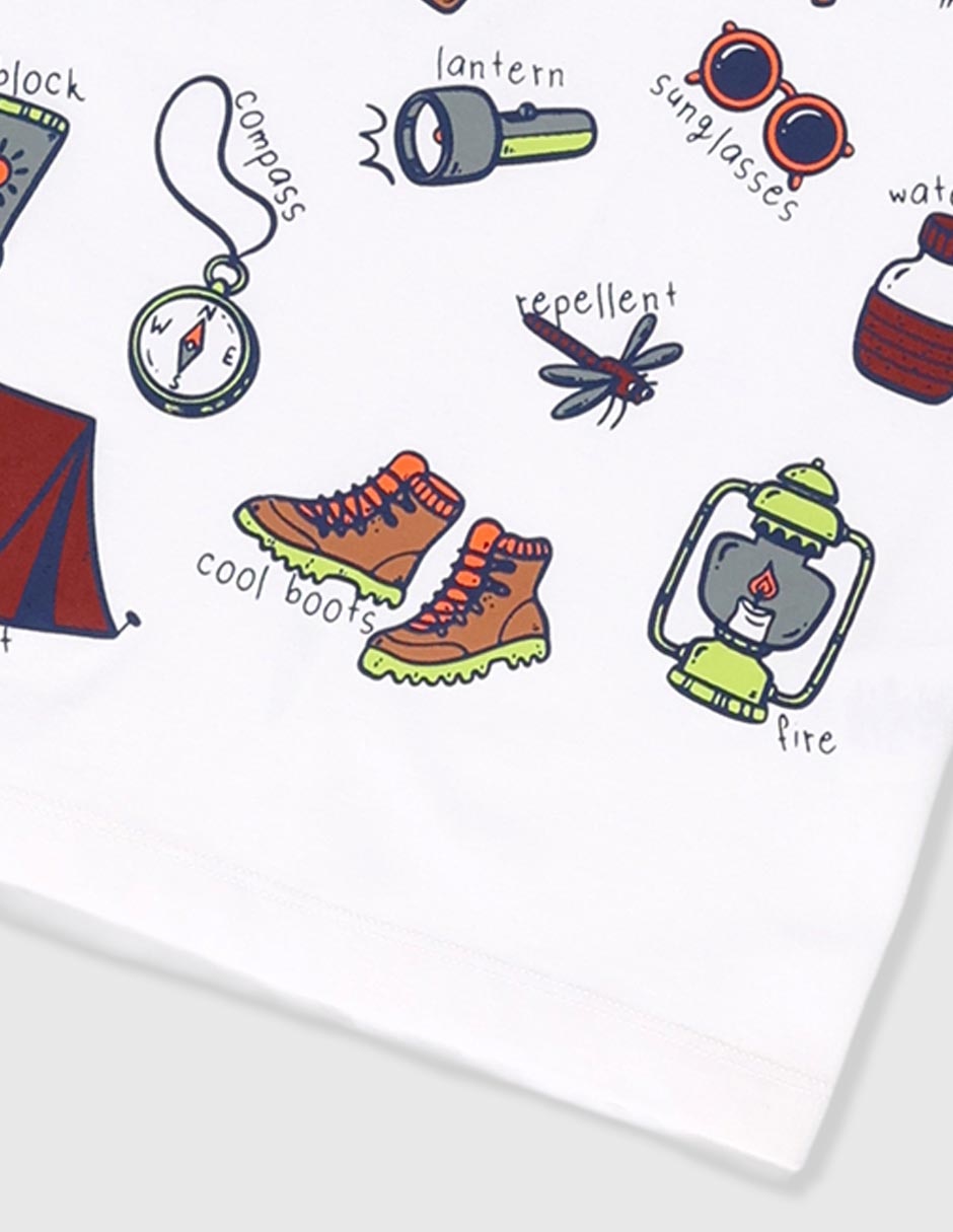 Playera manga corta para niño 4