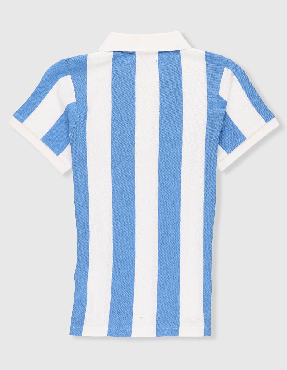 Playera tipo polo de algodón para niño 2
