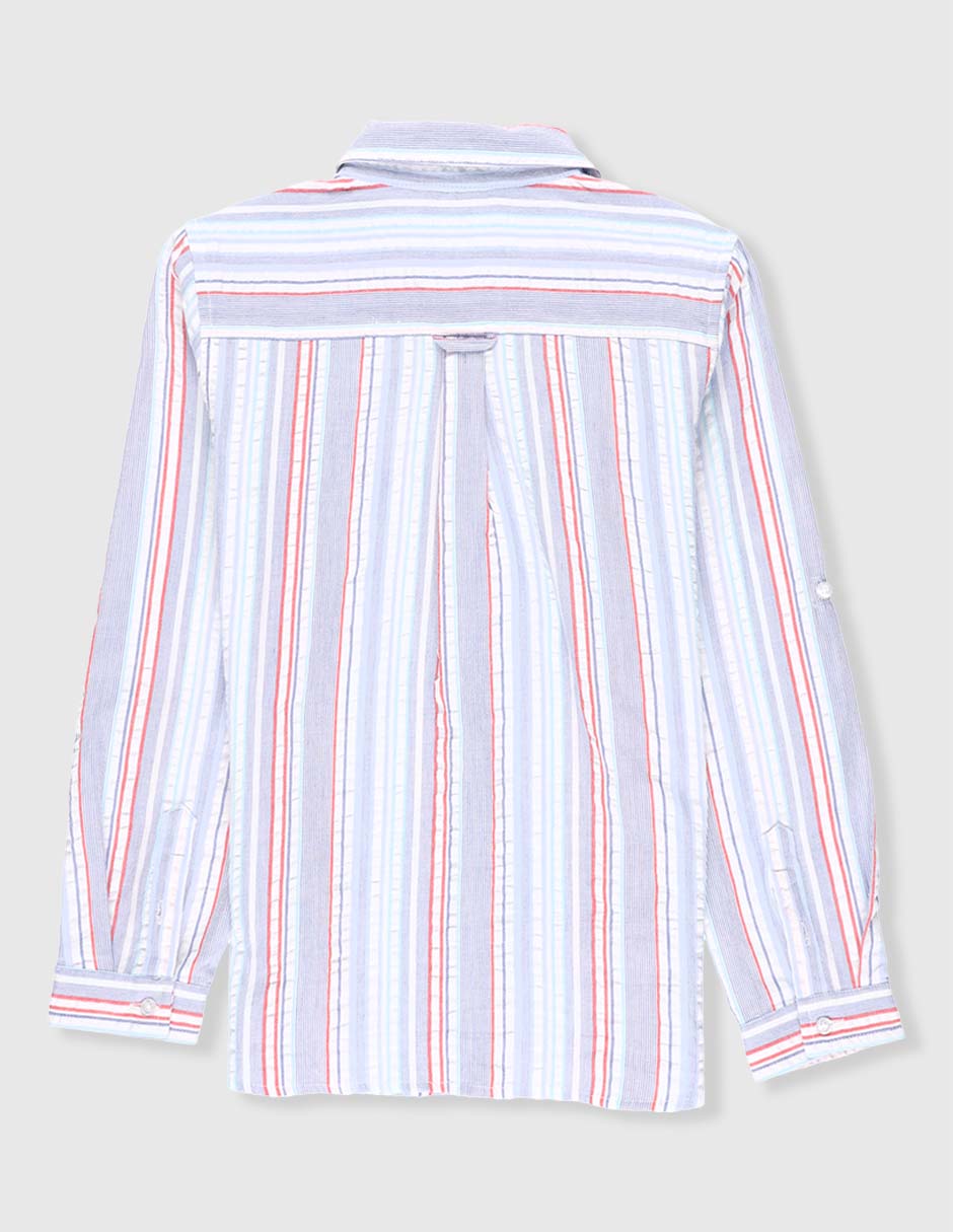 Camisa casual manga larga para niño 2