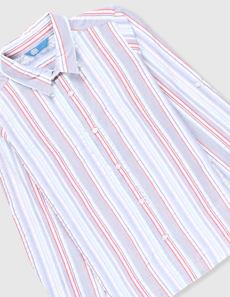 Camisa casual manga larga para niño 3