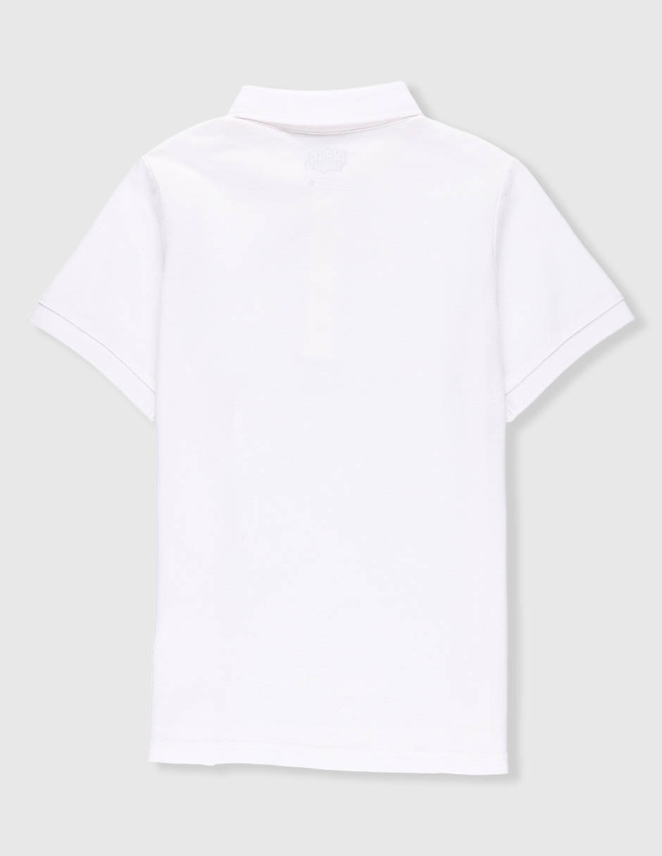 Playera tipo polo de algodón para niño 2