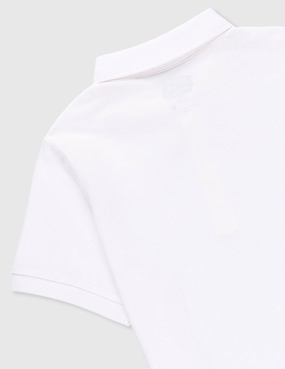 Playera tipo polo de algodón para niño 4