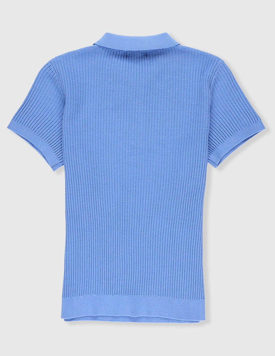 Playera tipo polo de algodón para niño 2