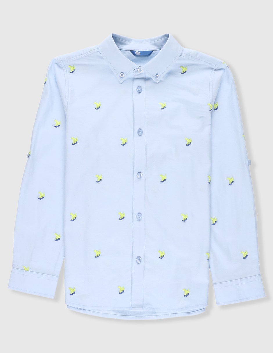 Camisa casual manga larga para niño