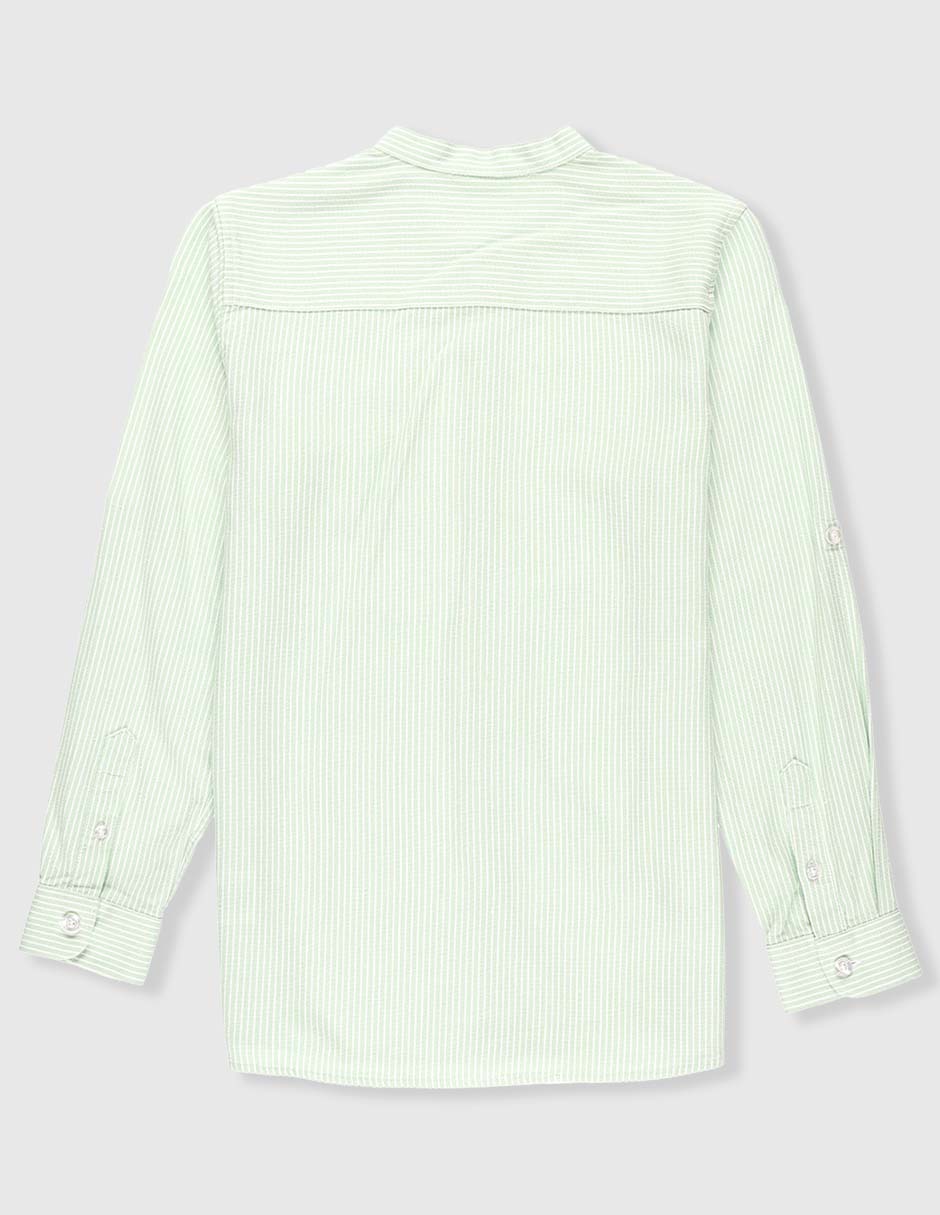 Camisa casual manga larga para niño 2