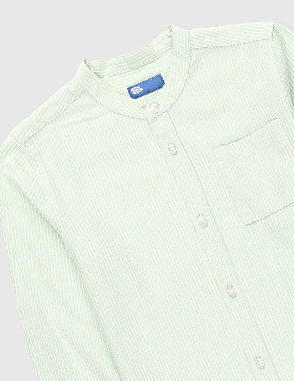 Camisa casual manga larga para niño 3