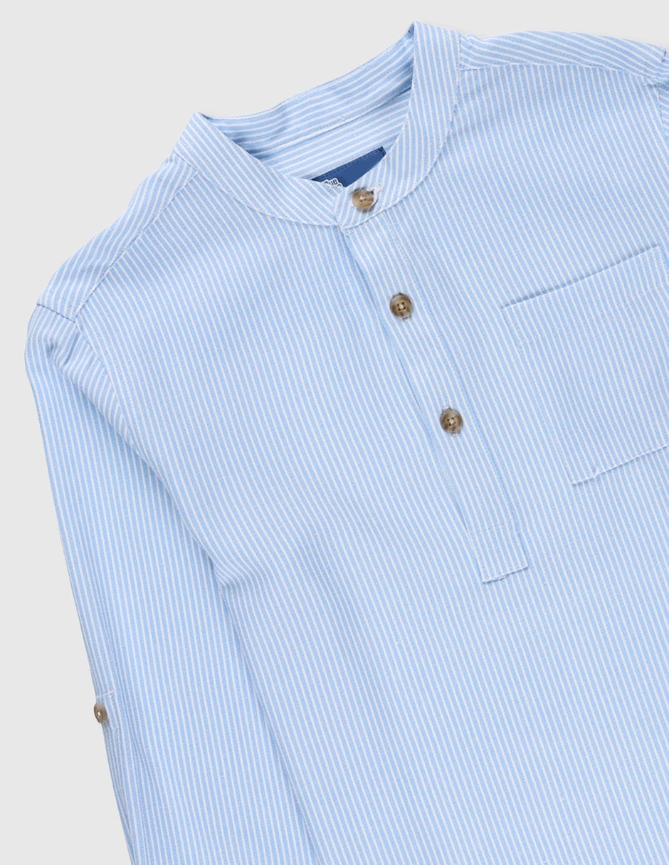 Camisa de vestir manga larga para niño 3