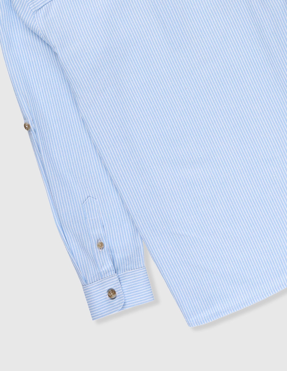 Camisa de vestir manga larga para niño 4