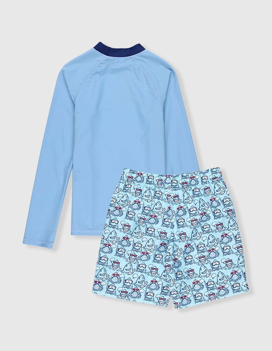 Traje de baño wetshirt para niño 2