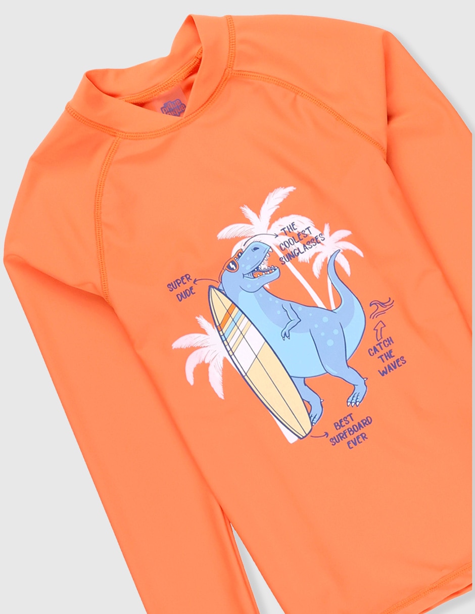 Traje de baño wetshirt Dinosaurs para niño 3