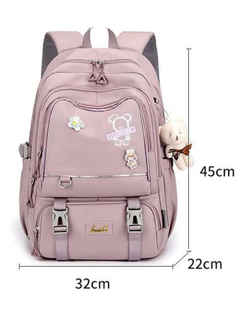 Mochila casual impermeable infantil unisex 5