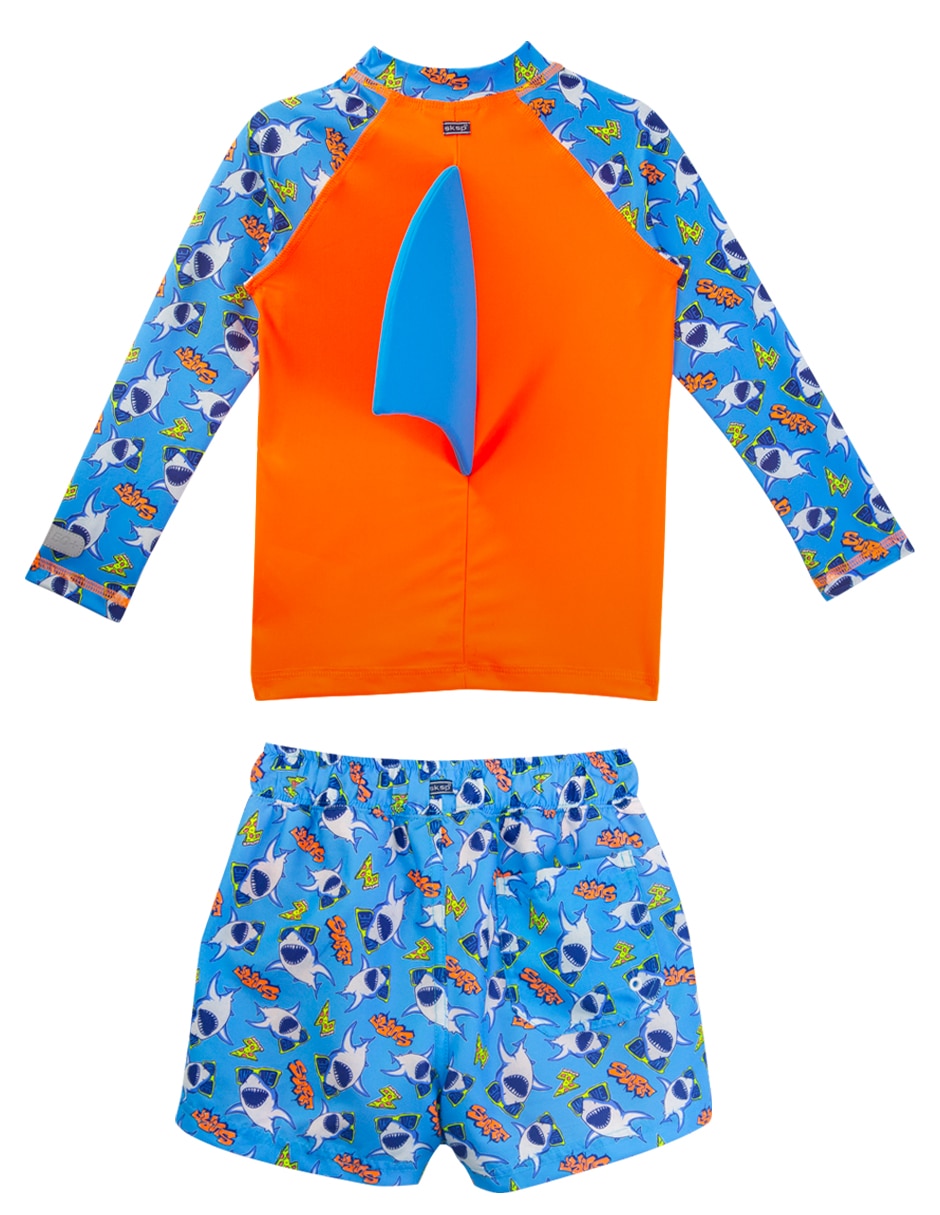 Conjunto wetshirt estampado gráfico para niño 2