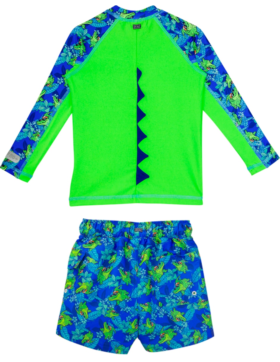 Conjunto wetshirt estampado gráfico para niño 2