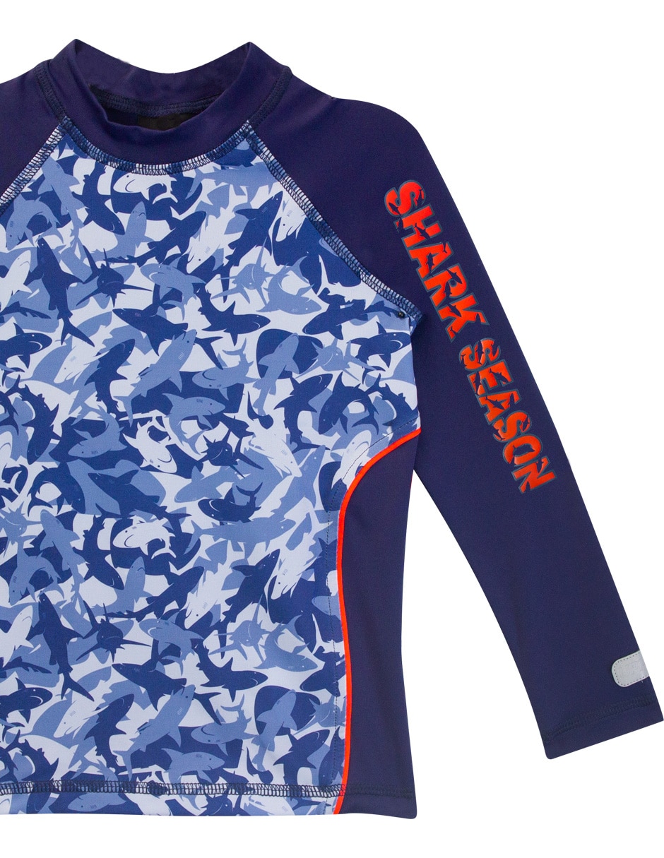 Conjunto wetshirt Sunskin estampado gráfico para niño 3