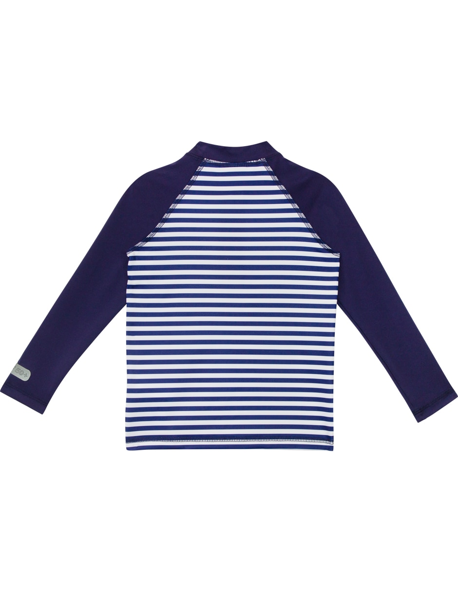 Wetshirt estampado a rayas para niño 2