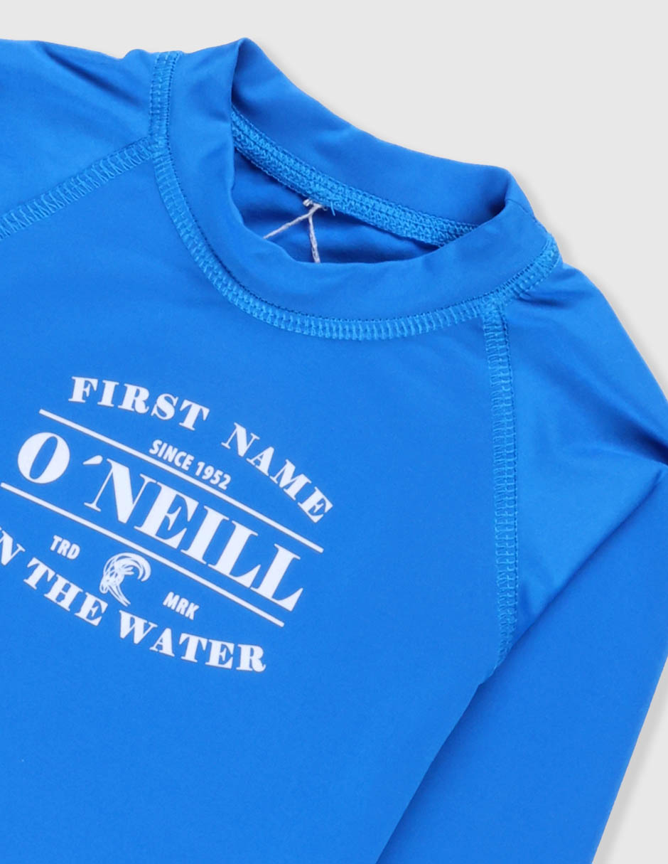 Wetshirt estampado texto para niño 3