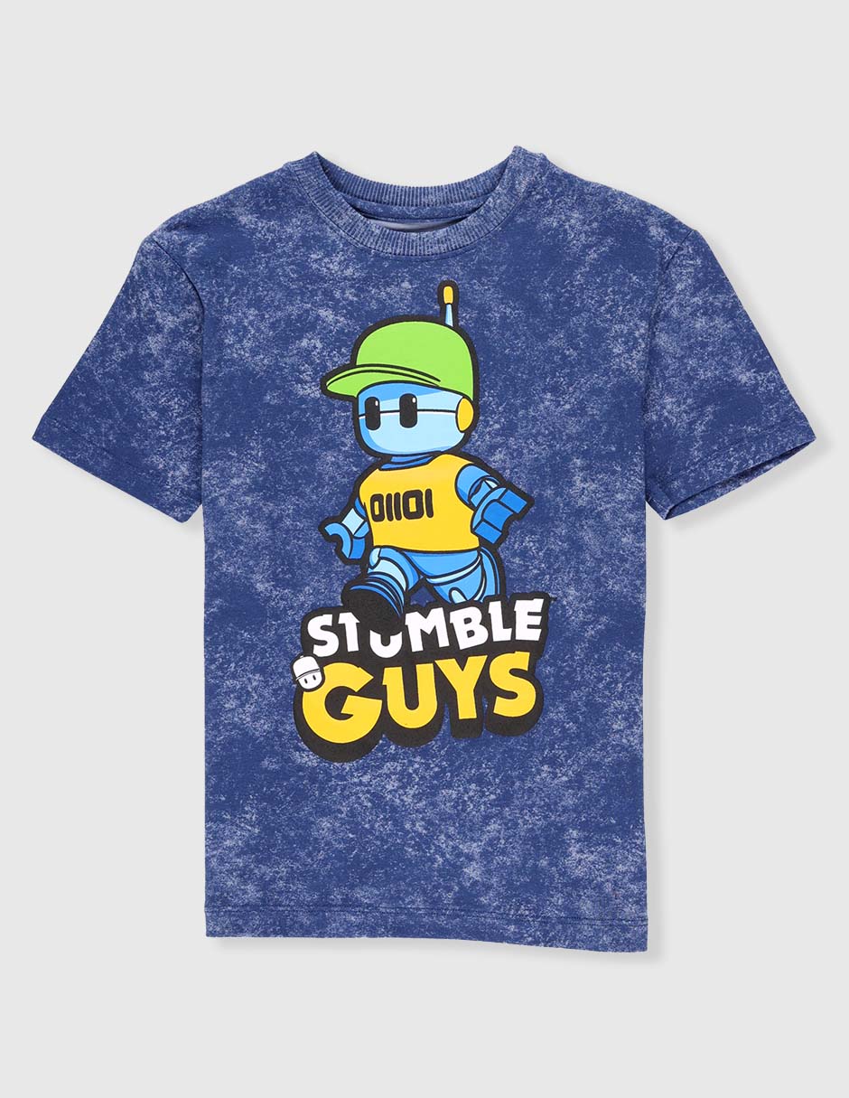 Playera Stumble Guys manga corta para niño