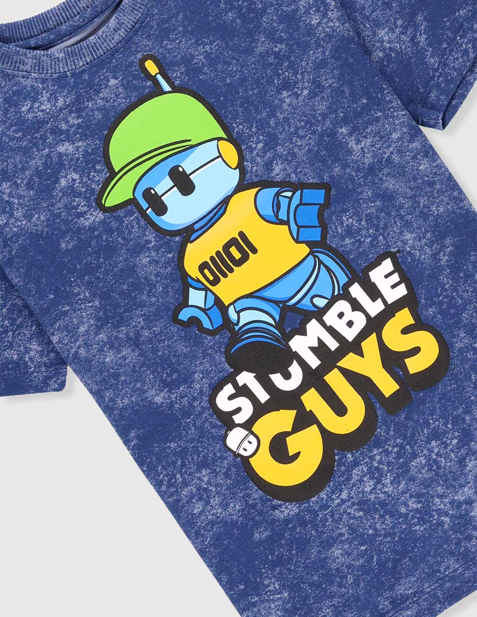 Playera Stumble Guys manga corta para niño 4