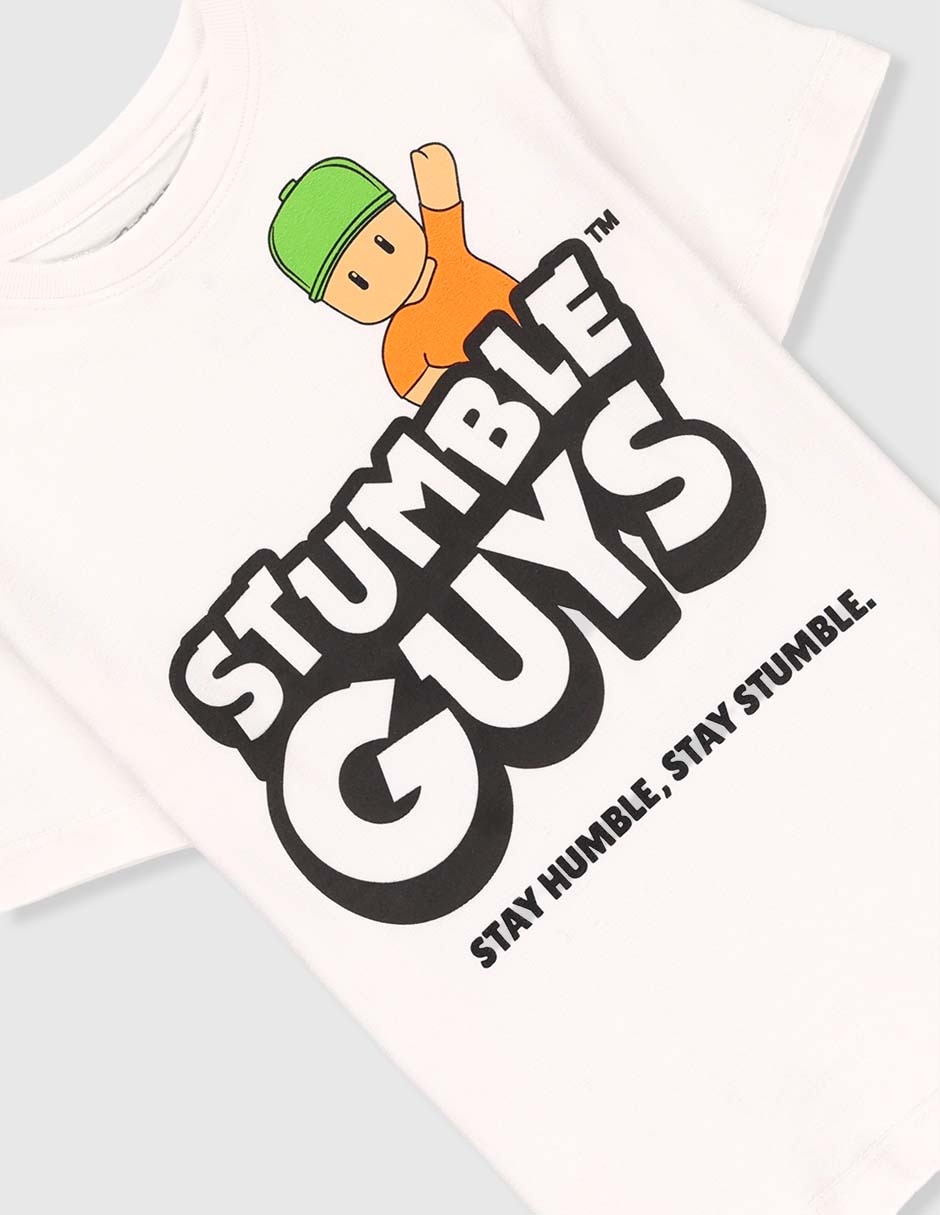 Playera Stumble Guys manga corta para niño 4