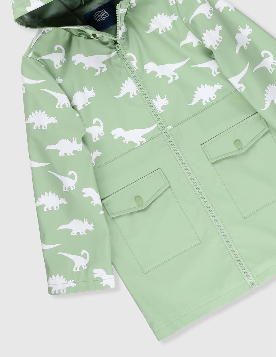 IMPERMEABLE PIQUENIQ, 4, VERDE AZULADO